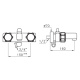 Photo Bath mixer Stella Timeaster TD 02000 CR00N