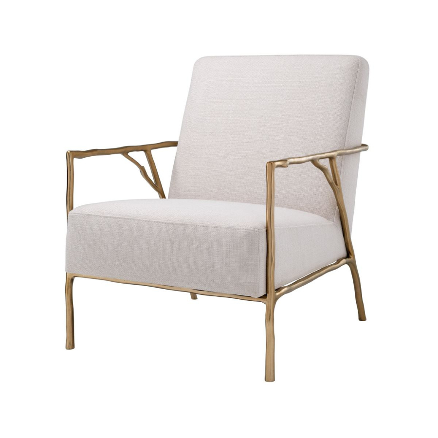 Photo Antico chair (sand, gold finish)