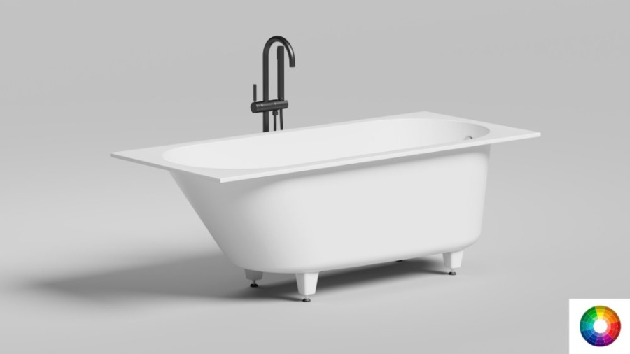 Photo Salini Ornella 160x70 102326MF RAL matte bath