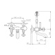 Photo Bath mixer Nicolazzi Teide Chic 1901GO15C gold