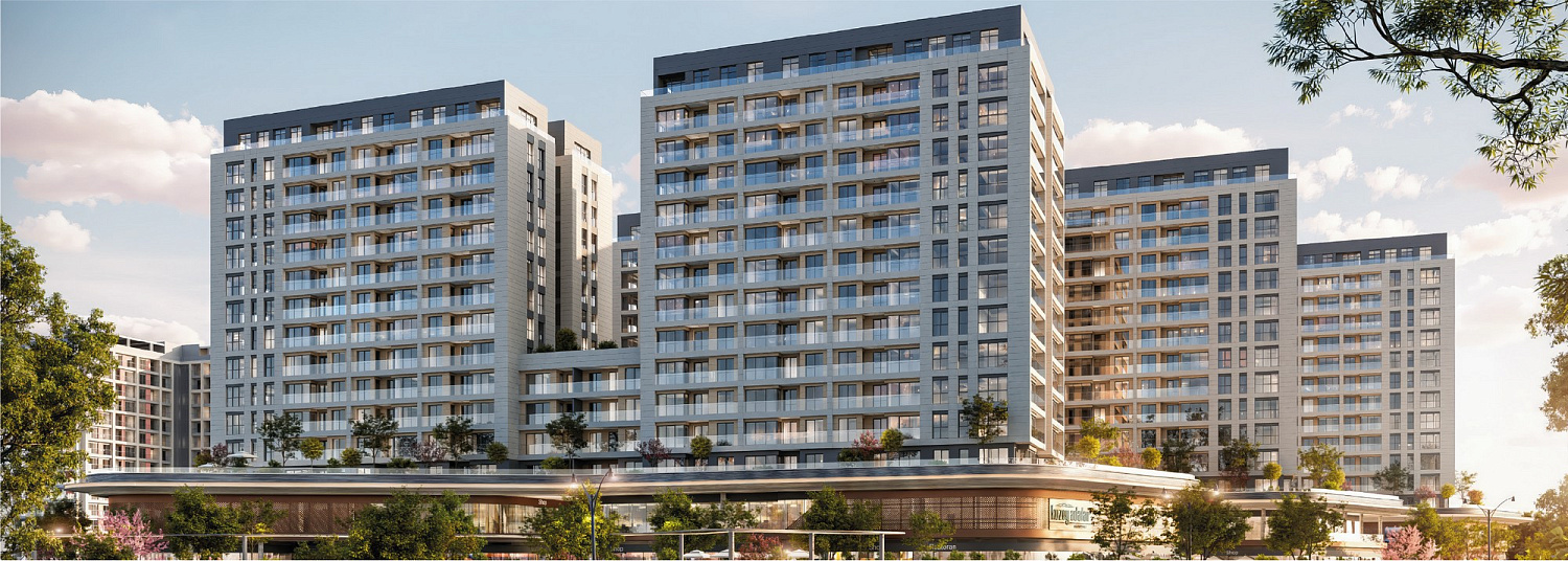 Residential project by the sea with a variety of housing formats
