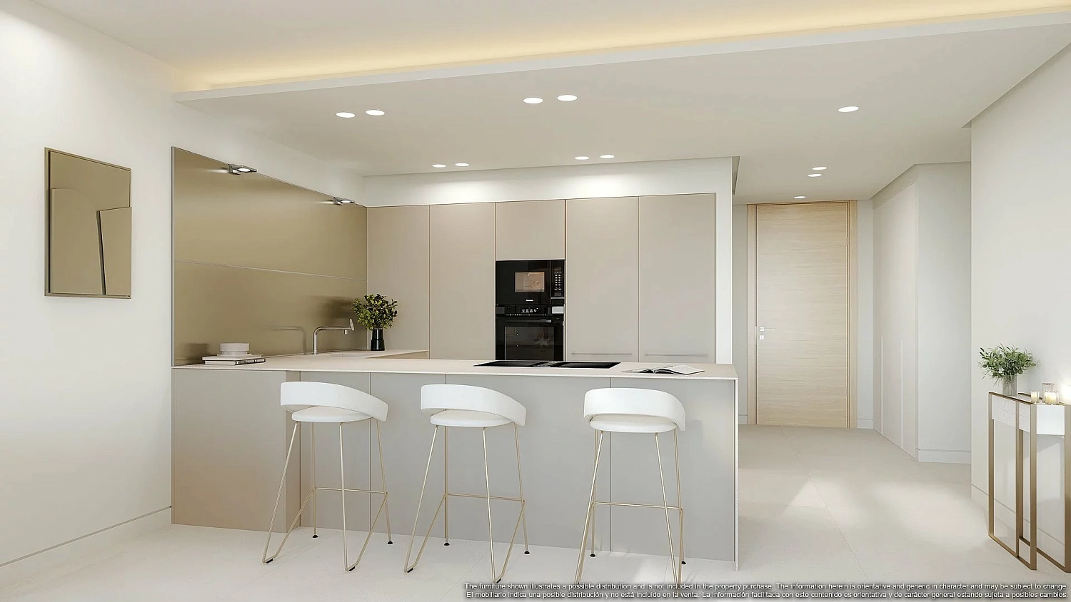 Apartment in a new building Apartments overlooking the lake in a country club in Benaavis