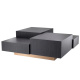 Photo Nerone coffee table (woody grey veneer of oak)