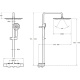 Photo Shower stand Jacob Delafon Metro E26589-BL Black