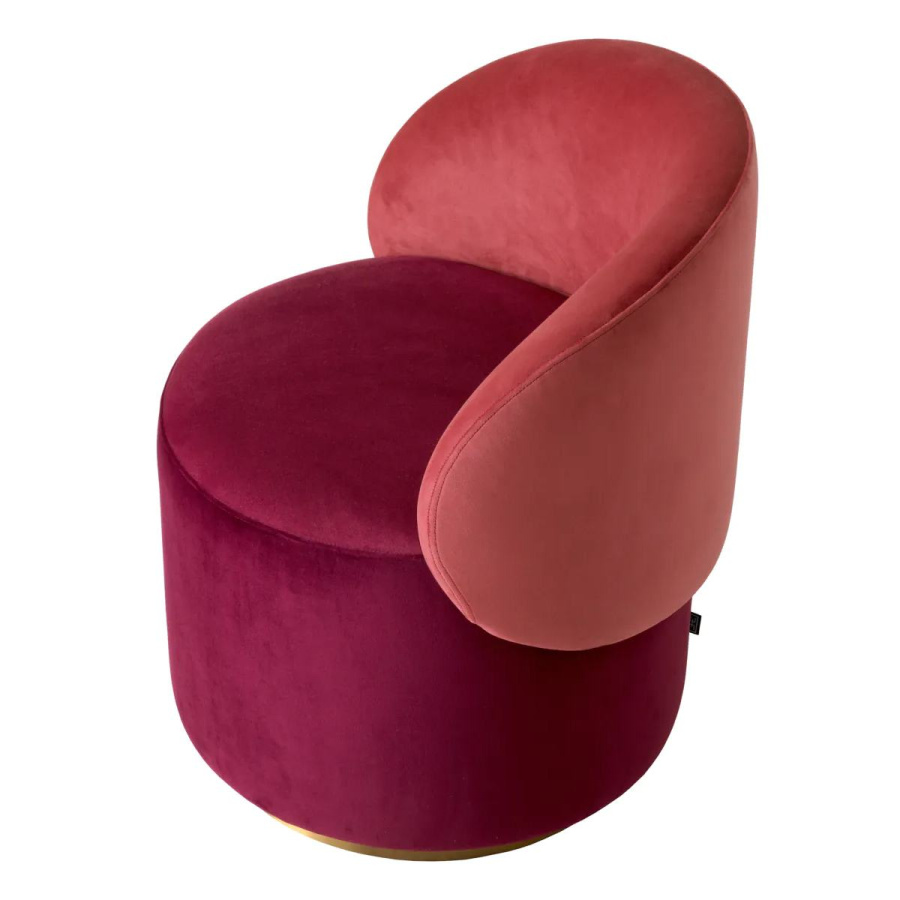 Photo Rotating Greer chair (burgundy)