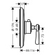 Photo Thermostatic shower mixer Axor Montreux 16824820 grinded nickel