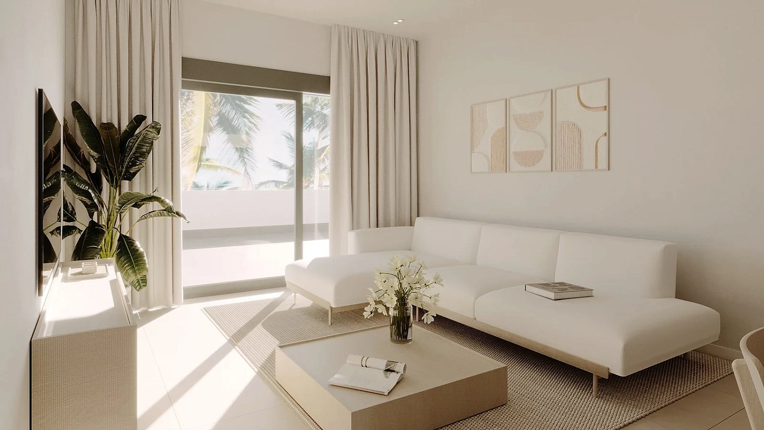 Apartment in a new building Elegant apartments in La Nucia, Alicante, overlooking the mountains and the sea