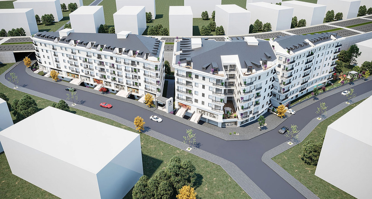 Family residential complex with infrastructure