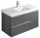 Photo Tumple under the sink 100 cm Jacob Delafon Odeon Up EB891-N14 gray anthracite