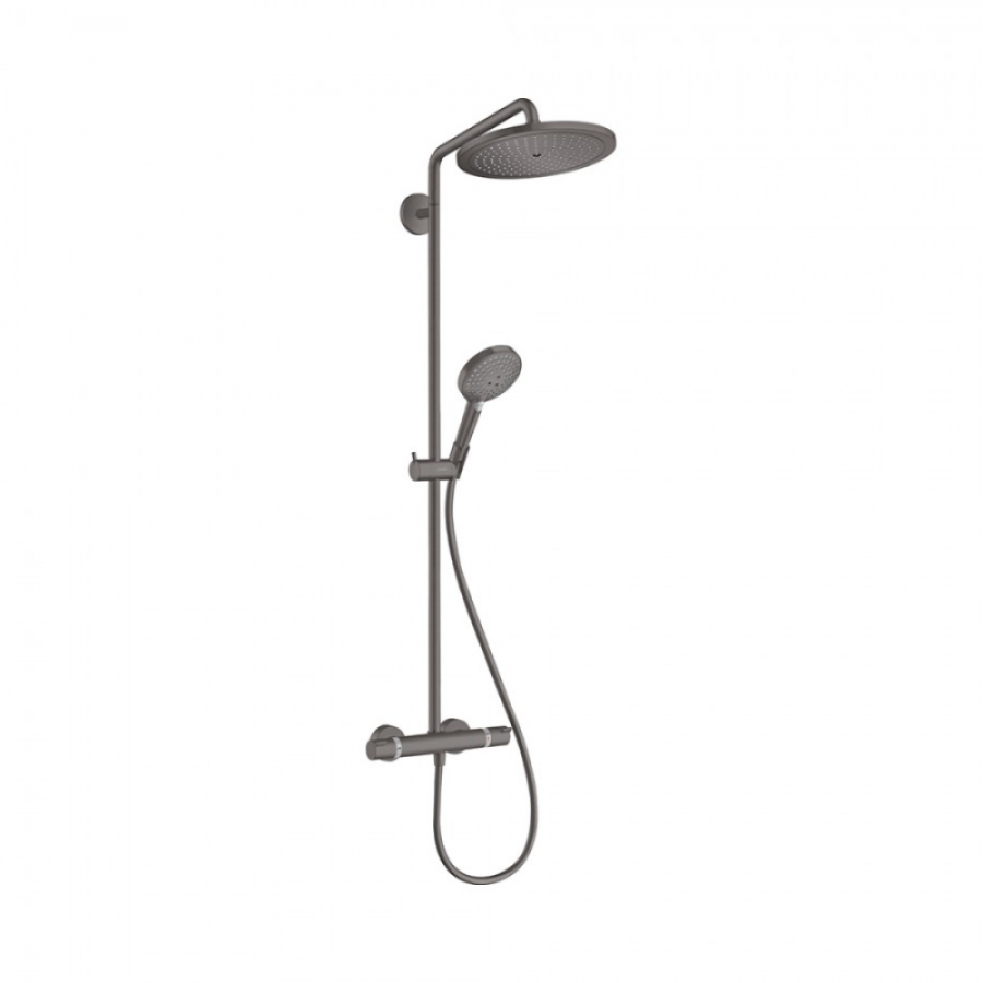 Photo shower column hansgrohe Croma Select S 280 26890340 1 jet mode polished black chrome