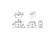 Photo Tumb with sink Vitra Metropole Pure 80 67332 white glossy