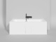 Photo Bath of artificial stone Salini Orlanda Axis Kit 170x75 103323MF painting by RAL completely