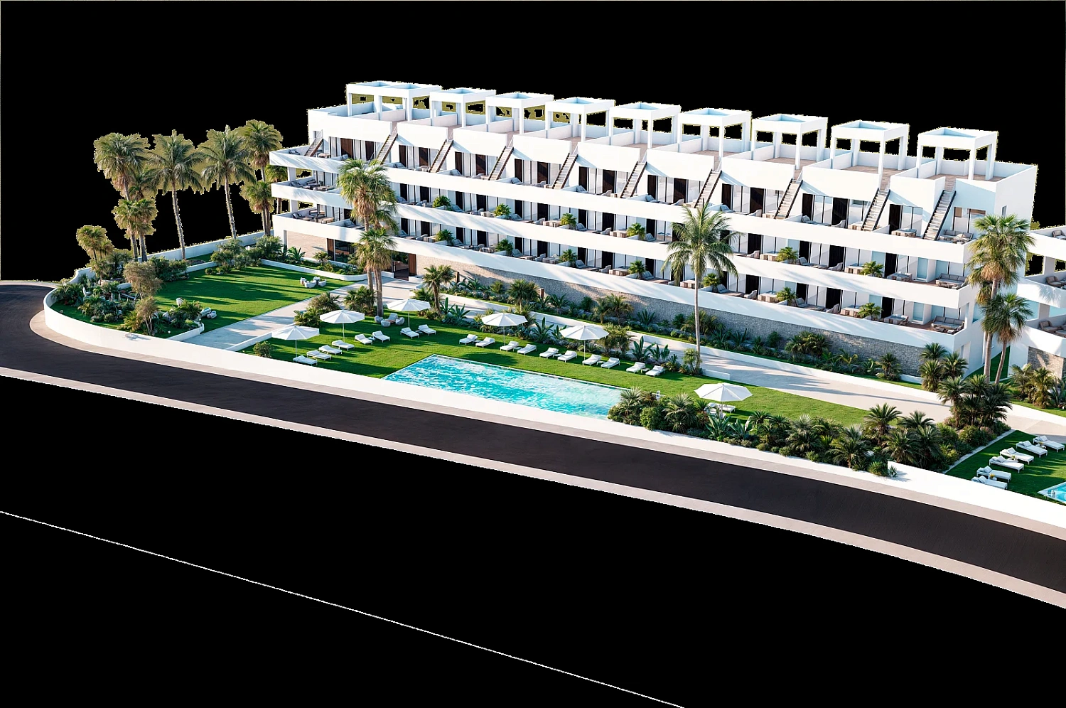 Apartment in a new building Modern apartments with sea views in Finestrat