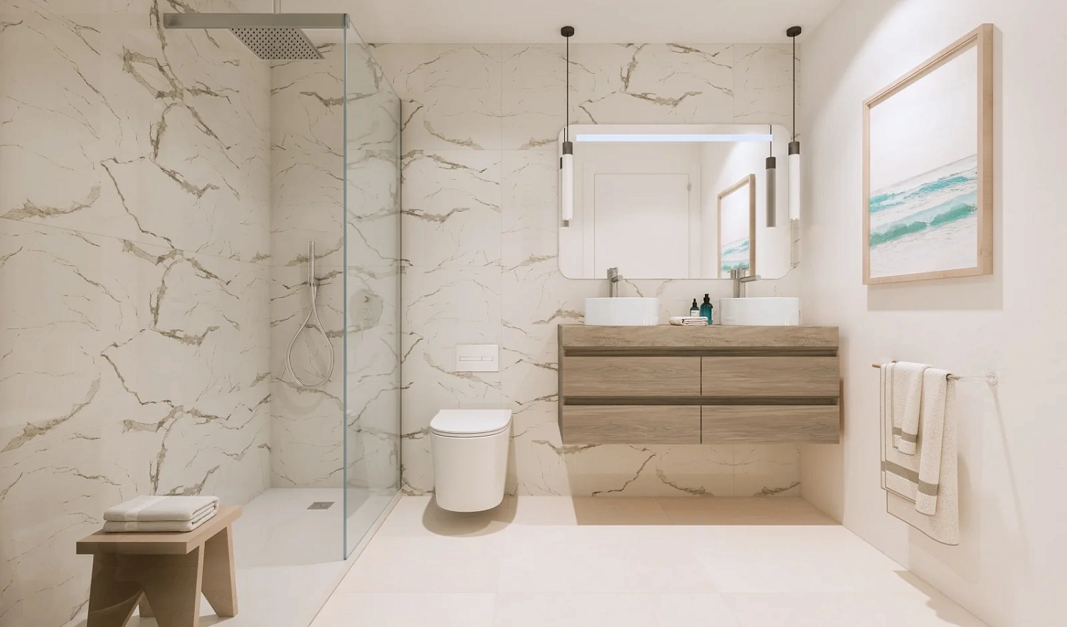 Apartment in a new building Apartments with sea views in an elite project in Fuengirol