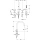 Photo Bath mixer and shower Kludi Nova Fonte 204250520 with shower set