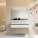 Photo Burgbad Fiumo 122 SFXN122F3959FOT02G0200C0001*1 cashmere oak/white matte
