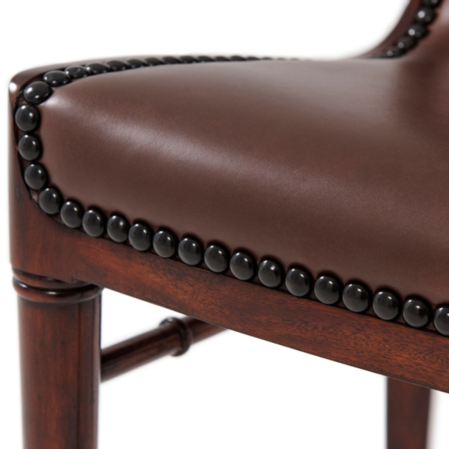Photo LEATHER SLING Dinner Chair
