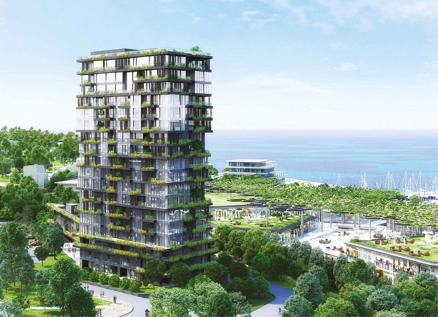 Luxury apartments by the sea