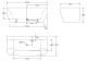 Photo Acrylic bath BelBagno 165x78 BB74-NERO-W0 black and white, no overflow