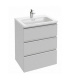 Photo The cabinet under the sink 60 cm Jacob Delafon Vox EB2050-RA-N18 white shiny