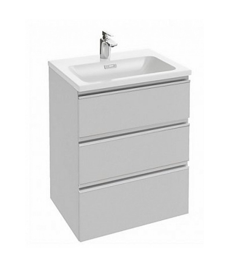 Photo The cabinet under the sink 60 cm Jacob Delafon Vox EB2050-RA-N18 white shiny