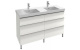 Photo Bathroom under the sink 117 cm Jacob Delafon Odeon EB995-N18 white shiny