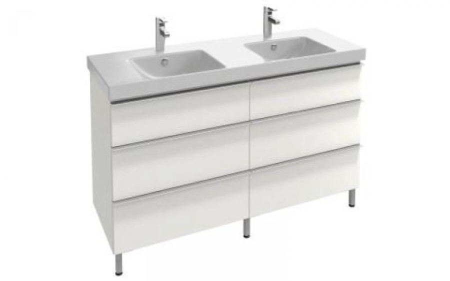 Photo Bathroom under the sink 117 cm Jacob Delafon Odeon EB995-N18 white shiny