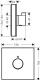 Photo Thermostatic shower mixer hansgrohe ShowerSelect 15734400
