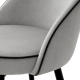 Photo A set of two Roche bar chairs (light grey)