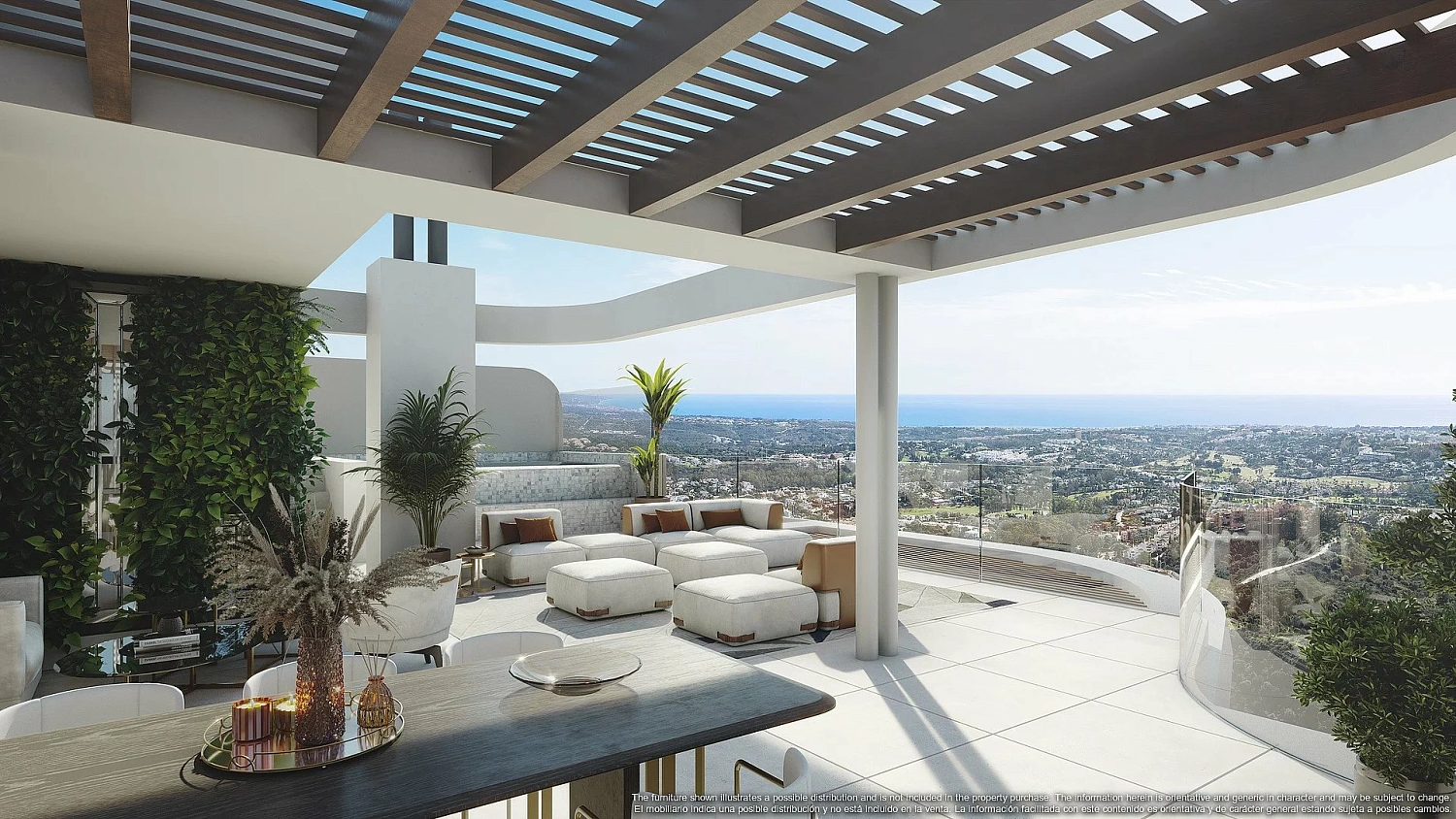 Apartment in a new building Apartments overlooking the lake in a country club in Benaavis