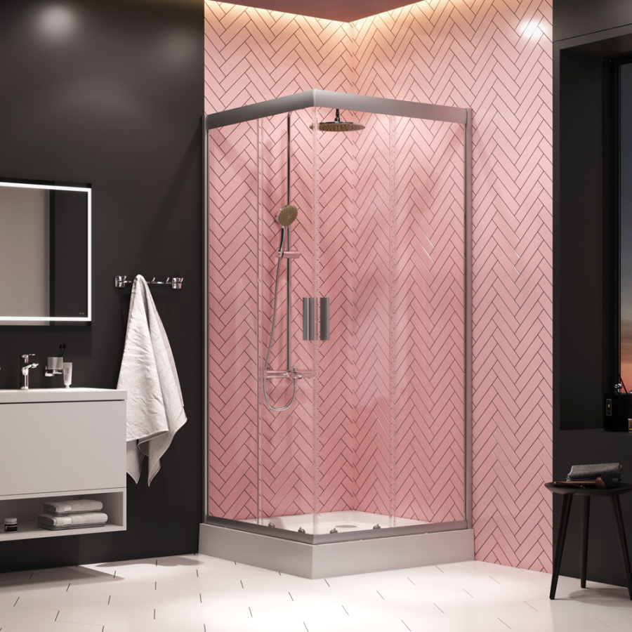 Photo Shower set AM.PM Gem 90x90 WK90DF