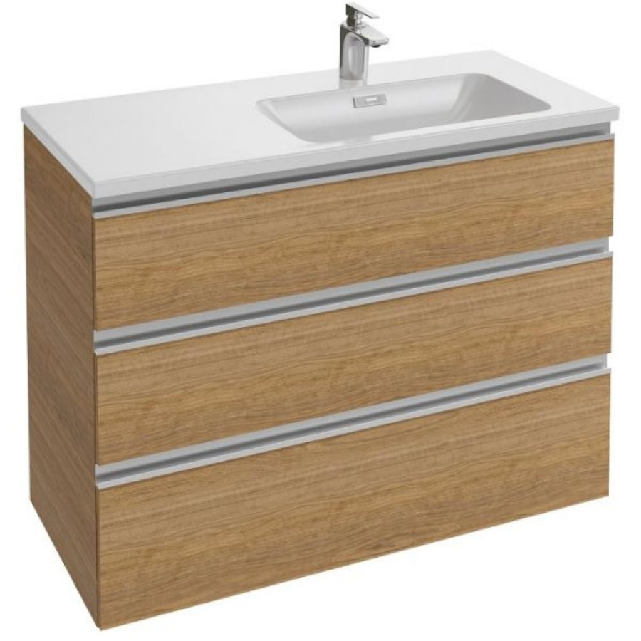 Photo Bathroom under the sink 100 cm Jacob Delafon Vox EB2046-RA-E16 walnut tree