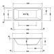 Photo Acrylic bath Duravit D.1 180x80 700492000000000