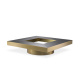 Photo Concorde coffee table (square, cast brass)