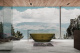Photo Transparent bath Abber Kristall 180 AT9702Vesuvian green