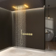 Photo Shower system built-in with thermostat Timo Petruma SX-5229/17SM gold matte