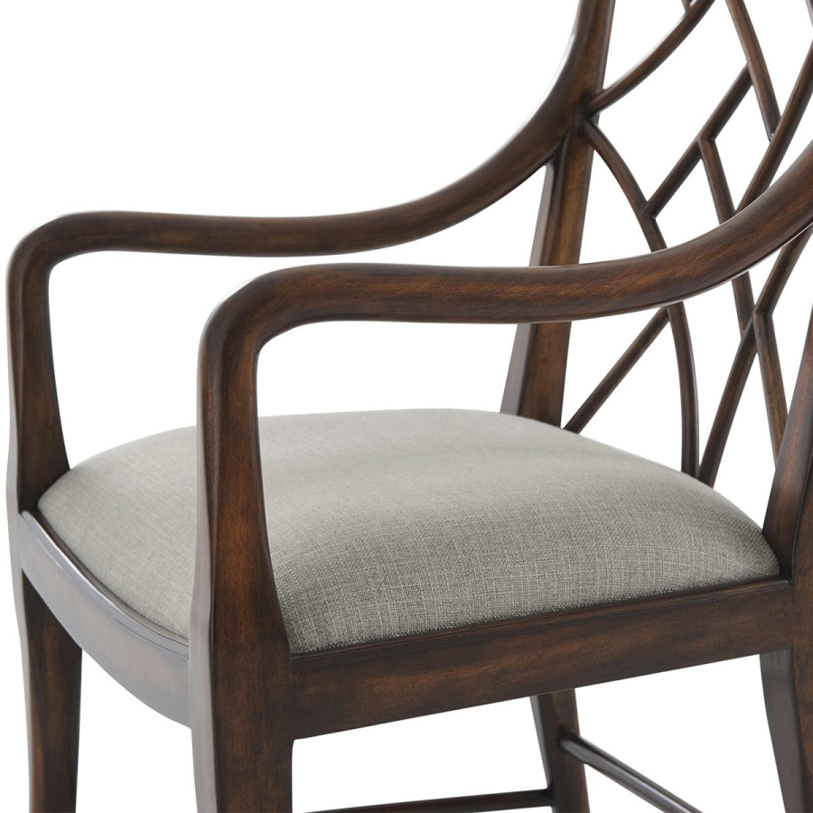 Photo Delicate Trellis chair (with armrests)