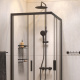 Photo Set of shower corner Am.Pm Gem S 100x80 WK93EQ matte black