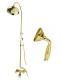 Photo Shower stand Cezares Nostalgia NOSTALGIA-CVD-03/24-M gold