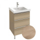 Photo Tumb under the sink 55 cm Jacob Delafon Odeon Up EB990-E10 Quebec oak