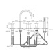 Photo Bath mixer Fantini Venezia 29 02 N465S
