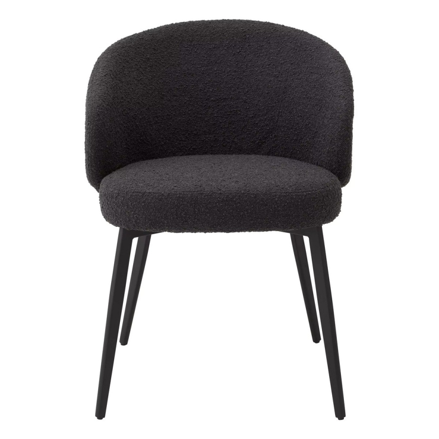 Photo A set of two Lloyd dining chairs (black, with armrest)
