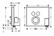 Photo Exterior shower thermostat Axor ShowerSelect 36712000