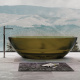 Photo Transparent bath Abber Kristall 180 AT9702Vesuvian green