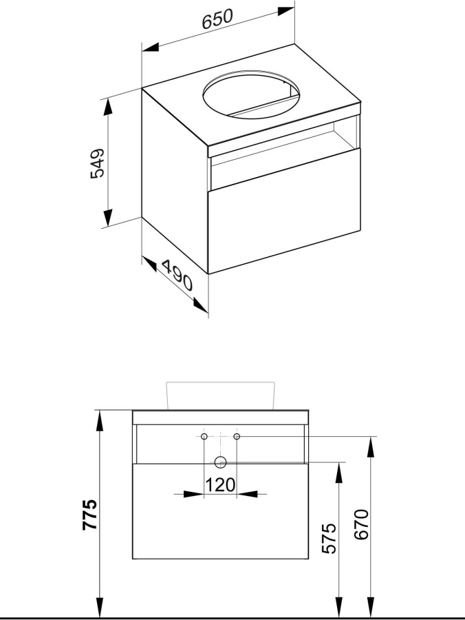 Photo Keuco Stageline sink cabinet 65 32853300000 white