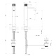 Photo Gessi Inciso sink mixer 58003#149