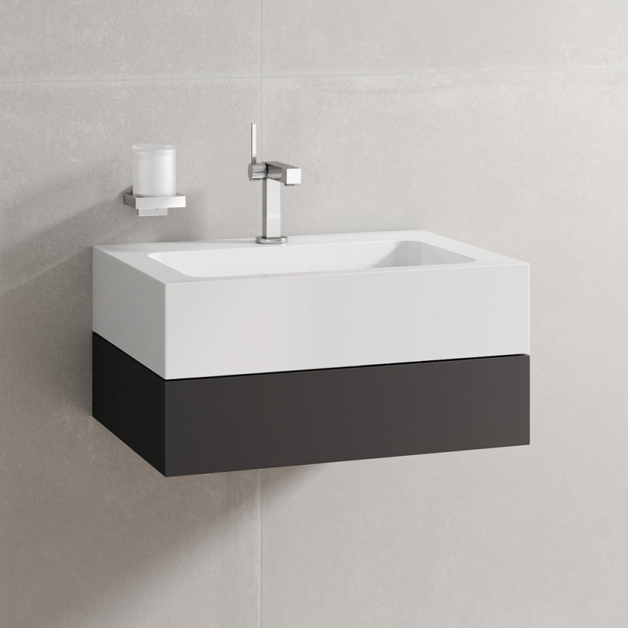 Photo Keuco Edition 300 sink cabinet 65 39611390100 anthracite/white