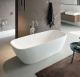 Photo freestanding bath Gruppo Treesse Brio 170x72 V297BO matte white