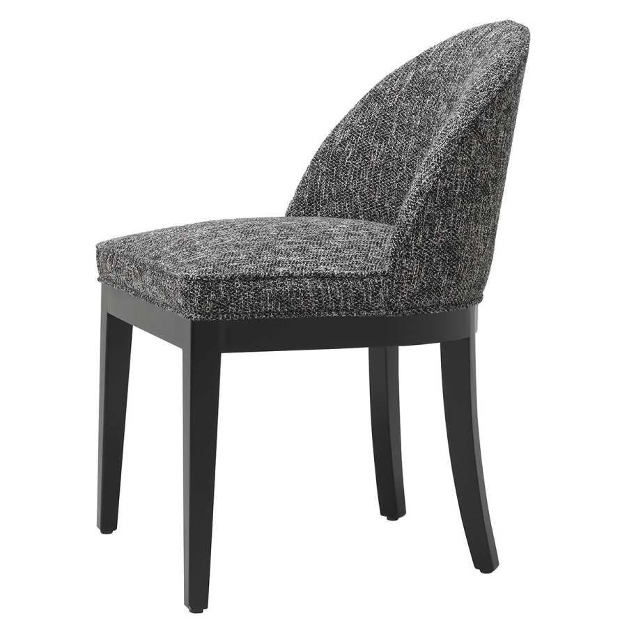 Photo Lunch chair Fallon (grey with ripples)