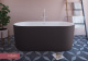 Photo Acrylic bath Cezares Metauro METAURO-INT-Central-180-80-60-B-W-MATT